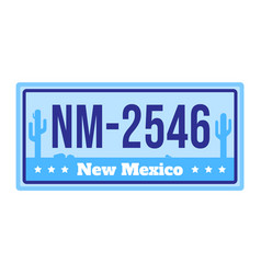 License Plate With American Winage Number Auto