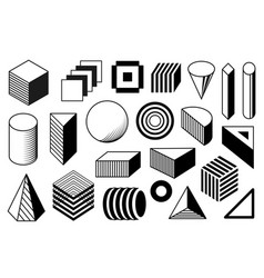 Black And White Geometric Shapes