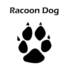 Racoon Dog Footprint