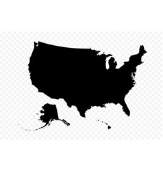 Usa Map Isolated