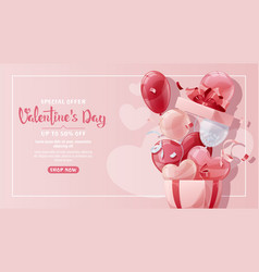 Valentine S Day Sale Banner Background