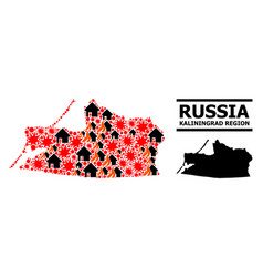 War Mosaic Map Of Kaliningrad Region