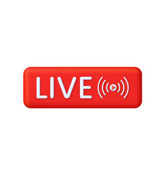 3d Live Streaming Icon