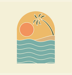 Beach Badge Shape