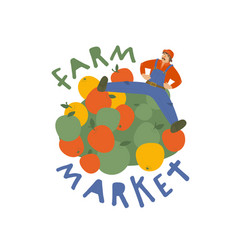 Farm Market Logo Editable