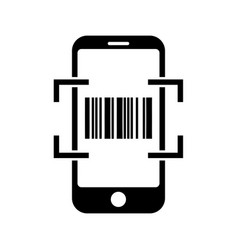 Phone Icon Telephone Symbol With Barcode