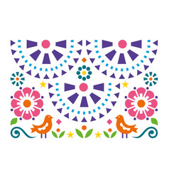 Mexican Folk Art Style Greeting Card