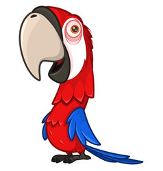 Cartoon Parrot Royalty Free Vector Image - Vectorstock