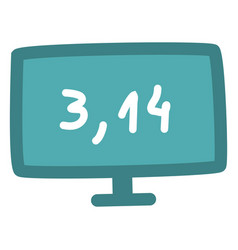 Pi Number On Screen