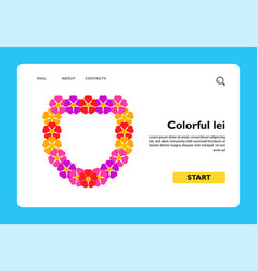 Colorful Lei Icon