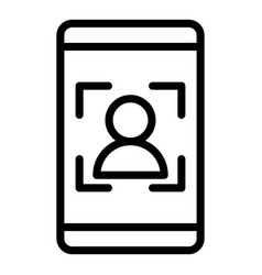 Phone Reporter Icon Outline Tv News