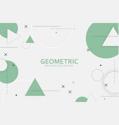 Abstract Geometric Background Design With Circle