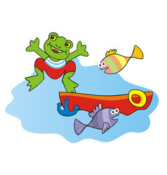 Frog And Boat