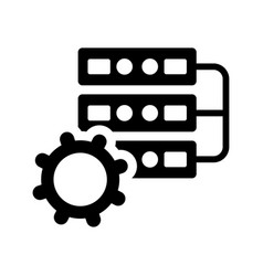 Mantenance Data Management Data Processing Icon