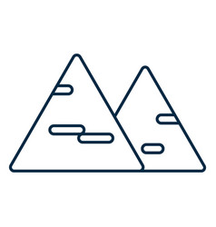 Two Triangle Cheese Icon Stroke