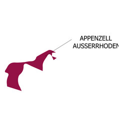 Appenzell Ausserrhoden Canton Map