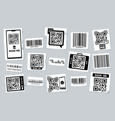 Qr Code Stickers Barcode Labels With Product