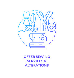 Offer Sewing Services And Alterations Blue