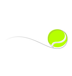 Tennis Ball Line Art