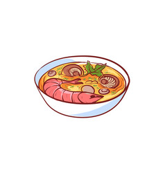 Tom Yam Soup Isolated Icon