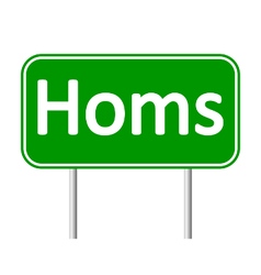 Homs Road Sign