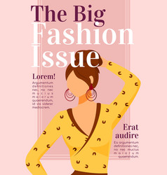 Fashion News Magazine Cover Template Design