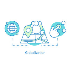 Globalization Concept Icon