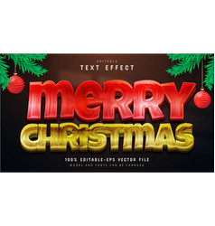 Merry Christmas Text Editable Effect