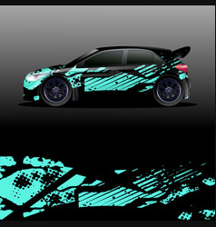 Rally Car Decal Graphic Wrap