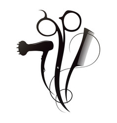 Hair Stylist Dryer Comb Scissors