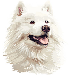 Samoyed Dog Adorable Art