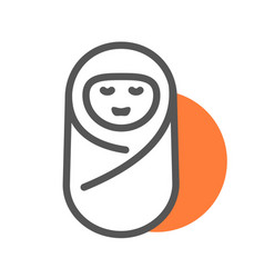 Child In Blanket Icon