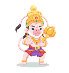 Cute Style Hanuman Cartoon