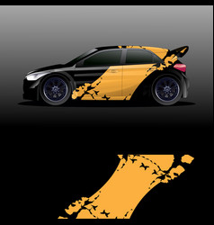 Rally Car Decal Graphic Wrap