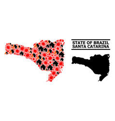 War Pattern Map Of Santa Catarina State