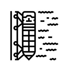 Ship Mooring Marine Line Icon