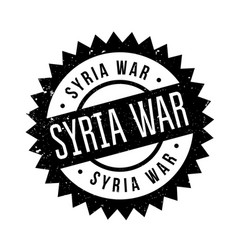 Syria War Rubber Stamp