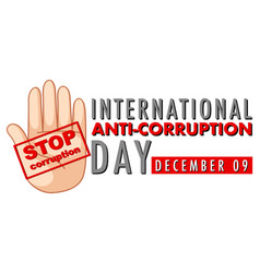 International Anti Corruption Day Poster Design