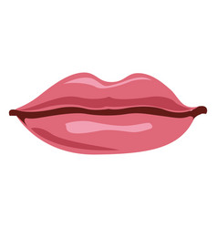 Pink Female Lips