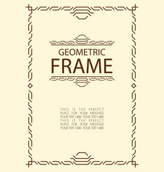 Geometric Line Frame