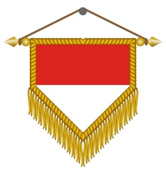 Pennant With The Flag Of Monaco