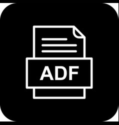 Adf File Document Icon