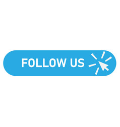 Follow Us Banner Icon On White Background