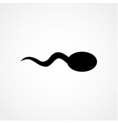 Sperm Spermatozoa Icon Logo Template