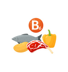 Vitamin B6 Is Found In Fish Meat Potatoes Bell