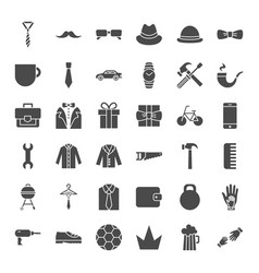 Fathers Day Solid Web Icons