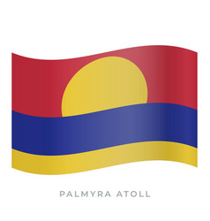 Palmyra Atoll Waving Flag Icon