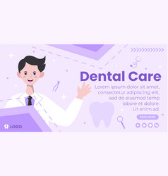 Dental Flat Design Post Editable Of Square