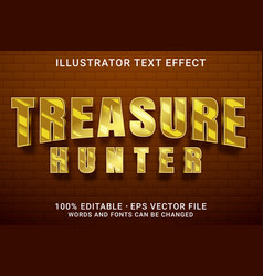 Treasure Hunter 3d -editable Text Effect