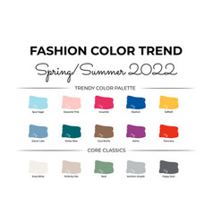 Fashion Color Trend Spring Summer 2022 Trendy